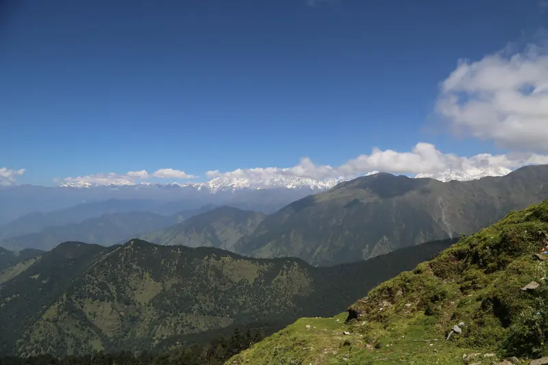 Wide Himalayan panorama photographed on our Chopta journey